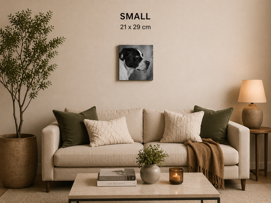 Custom Pet Canvas Portrait