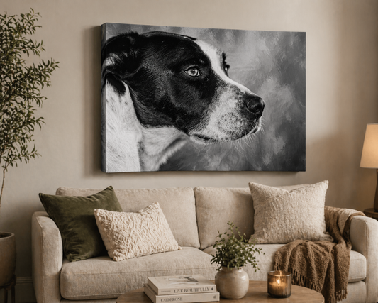 Custom Pet Canvas Portrait